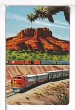 Single Railroad Playing Card "Atchison, Topeka, Santa Fe, ATSF-11",  Bolhagen #