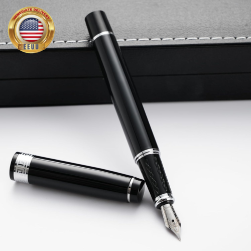 Metal Fountain Pen, 0.5Mm Extra Point Fountain Pen Calligraphy Pen Smooth Writin