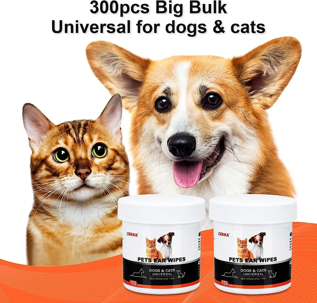 Cat ear cleaning shop wipes