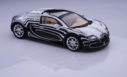 Mortal 1/64 Bugatti Veyron Super Sport Diecast Toy Car Model Panda Gulf Ceramics - Picture 6 of 18