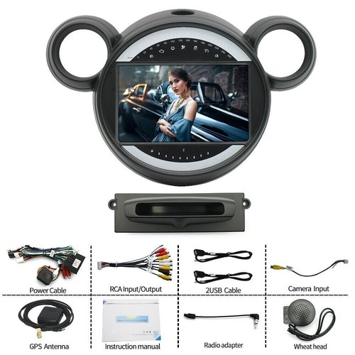 9" Upgrade Touch Car Radio Stereo CarPlay GPS AHD For 2011-2014 BMW MINI Cooper - Picture 18 of 24