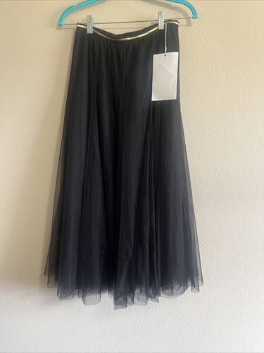 NEW FASHION Long Black Skirt Tulle ONE SIZE FITS MOST - Picture 3 of 3