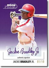 JACKIE BRADLEY JR 2011 Just LIMITED Rookie Autograph PURPLE Auto RC #/10