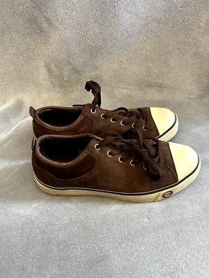 UGG Sneakers Lace Up Sneakers Brown Suede Converse Style | eBay