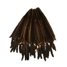 Glacier Wear Premium Label Dark Mahogany Mink Pelt Hide Fur Male mnk1050