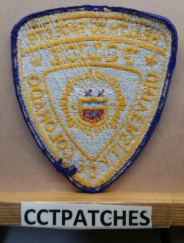 UNIVERSITY OF COLORADO HEALTH SCIENCE CENTER POLICE SHOULDER PATCH CO - Picture 2 of 2