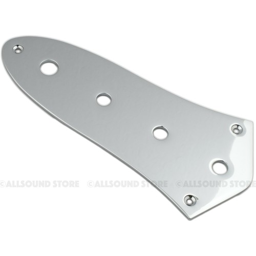 Control Plate for Fender Jazz Bass fit CTS LARGE POT HOLES, CHROME BLACK or GOLD - Picture 2 of 4