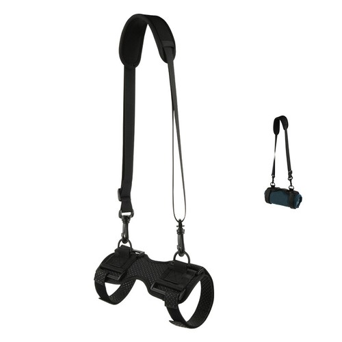 For JBL Flip/Charge/UE Boom/Pulse/Sony Bluetooth Speaker Universal Strap Black - Picture 6 of 17