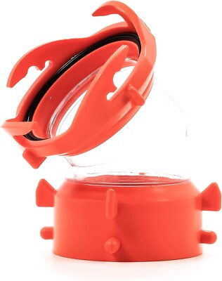 RhinoFLEX Clear 45 Degree RV Sewer Hose Swivel Fitting- Allows You to See When T