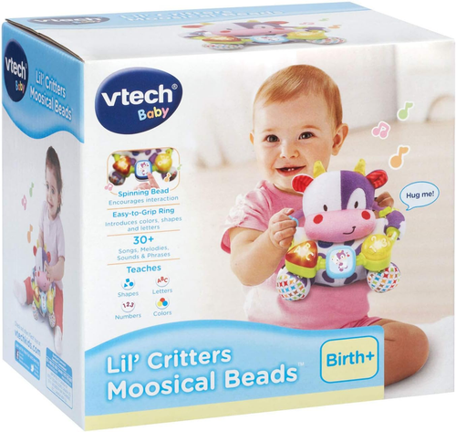 Baby Lil' Critters Moosical Beads, Purple - Picture 7 of 12