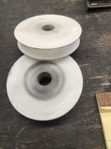 Acetal Masthead Sheaves, 4.125" ODx0.8"Wx 0.75" bore, max 9/16 Line, NICE - Foto 2 di 4