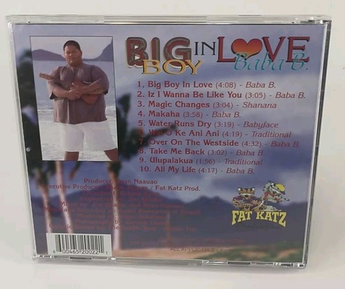 BABA B. - Big Boy In Love 1996 ORIGINAL HAWAIIAN CD FAT KATZ PRODUCTIONS 🌺🌺🤙 - Picture 2 of 5