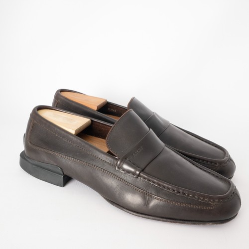 Bally Slipper RUMO braune Leder PENNY Halbschuhe Schuhe Größe 8,5 / 42 / 27 cm - Bild 1 von 10