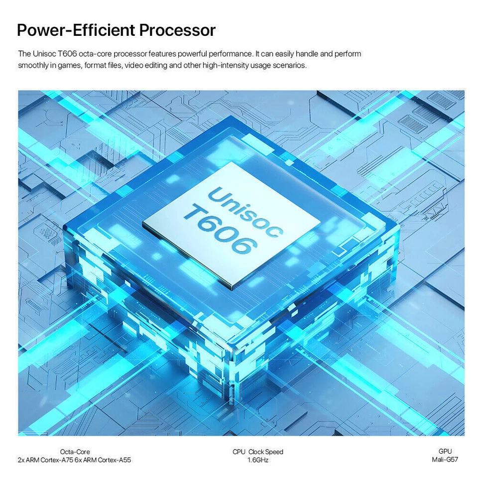 UMIDIGI G5 Tab 4Go+128Go Up to 1TB 10.1 Pouces 6000mAh Android 13 Tablette - Photo 4/4