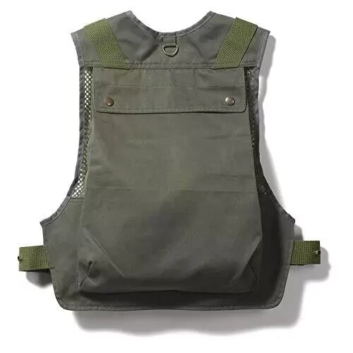 Foxfire Fishing Tackle Camping Chest Strap Vest W/ Pocket 6210151 Olive Free New - Picture 3 of 5