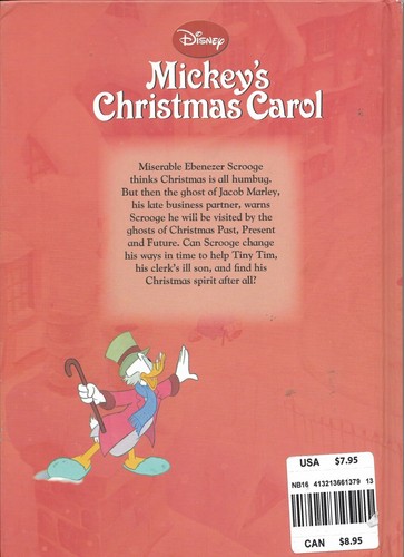 Disney Classics Mickeys Christmas Carol 2010 Hard Cover Parragon - Picture 6 of 8