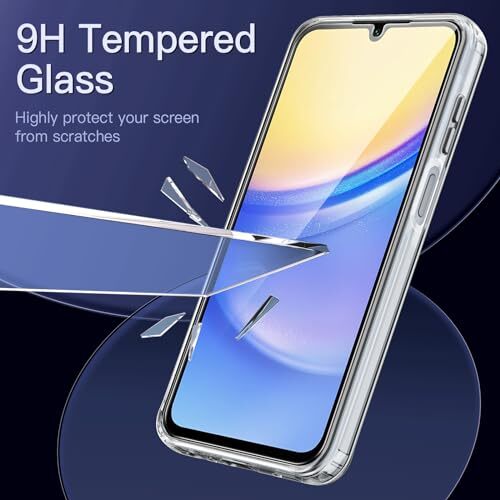 3 in 1 Case for Samsung Galaxy A15 5G / 4G 6.5-Inch, with 2-Pack Screen Clear - Picture 5 of 7