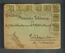 1923 Germany Inflation cover to Holland $4 BILLION RM Postage