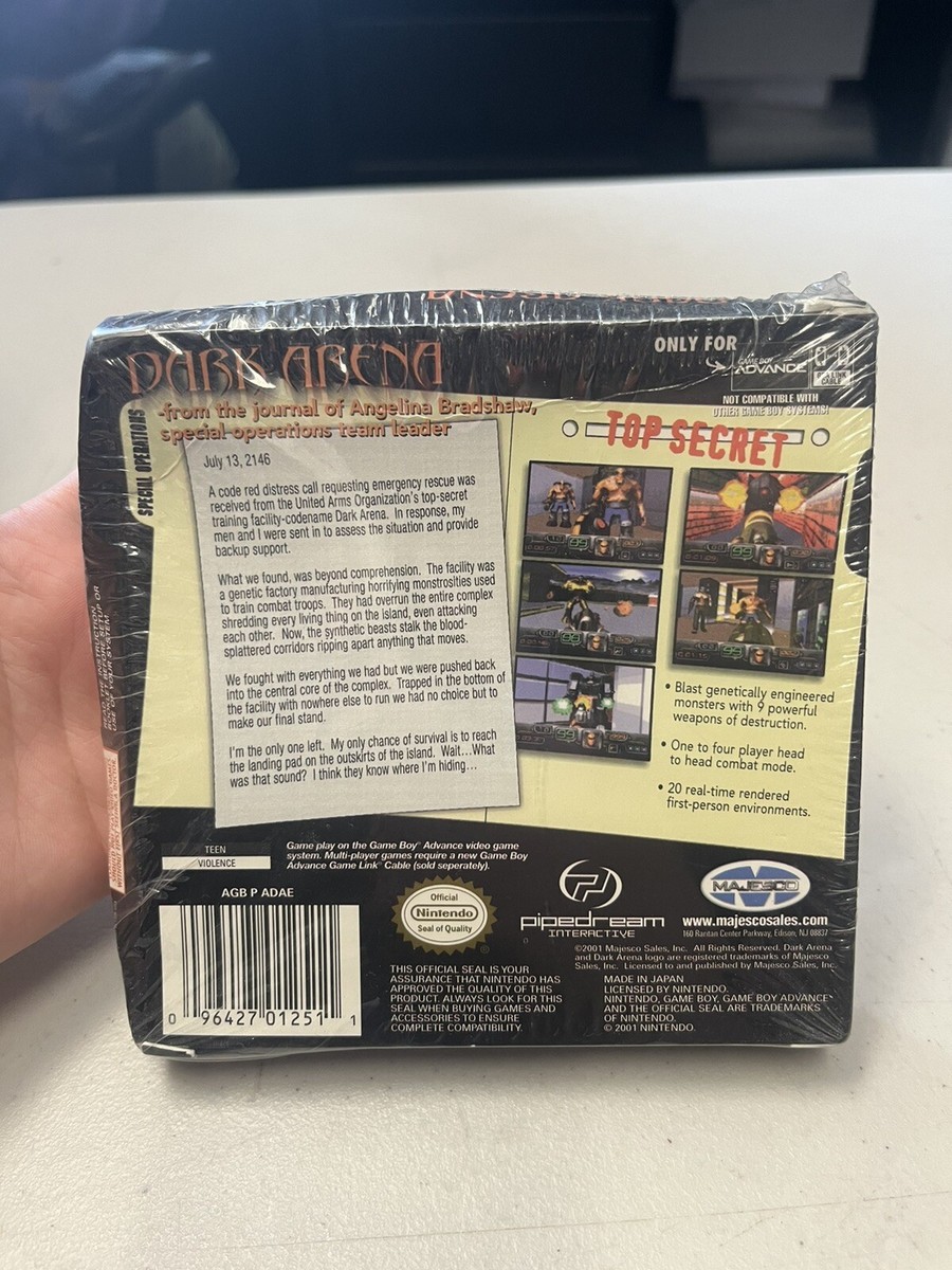 は Dark Arena Nintendo Game Boy Advance 2002 BRAND NEW SEALED