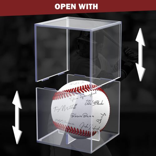 Baseball Vitrine, Baseball Halter Vitrine, Acryl UV Schutzhülle - Bild 5 von 7