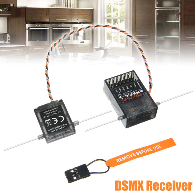 AR6210 DSMX Receiver RX Support DSM2 W/ Satellite For Spektrum RC Transmitter AR6210 DSMX Receiver RX Support DSM2 W/ Satellite For Spektrum RC Transmitter