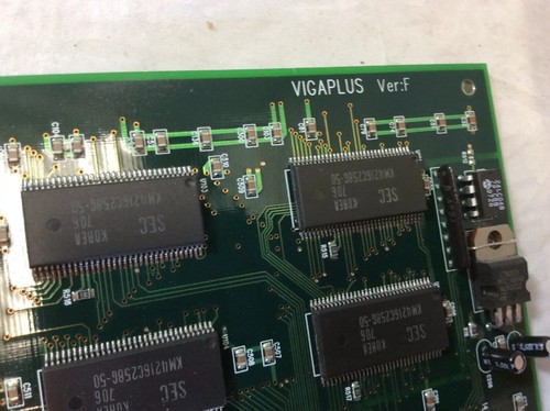VIGAPLUS CONTROL TRIDENT ISA 16 BIT VIDEO CARD BOARD F10000600 VER F - Picture 2 of 5