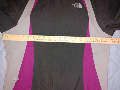 The North Face Jacket Girls XL(18) Gray HyVent Full Zip Hooded Long Sleeve Parka - Picture 4 of 12