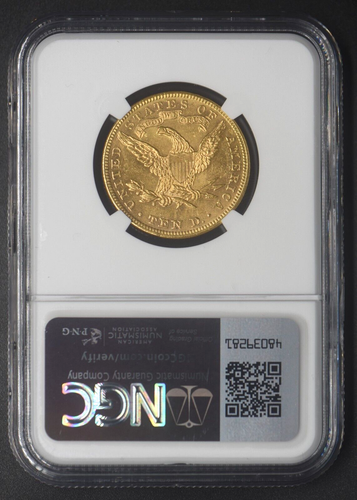 1893 $10 Gold Liberty Eagle - NGC MS 63 - COINGIANTS - - Picture 2 of 2