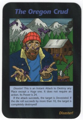The Oregon Crud Card New World Order Illuminati RARE INWO