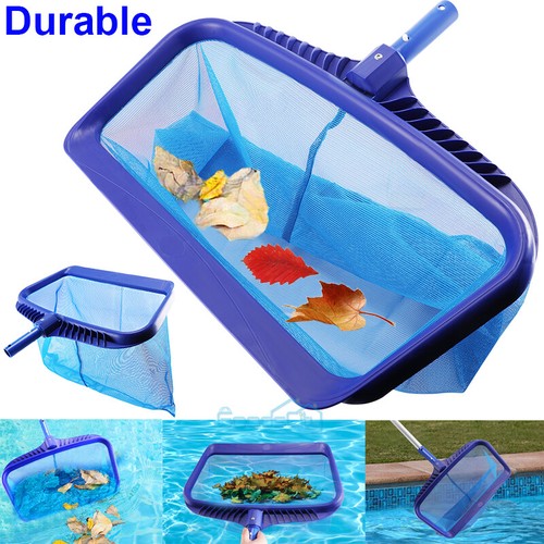 Heavy Duty Pool Skimmer Leaf Rake Net Cleaning Swimming Pool Fine Mesh Netting - Picture 1 of 67