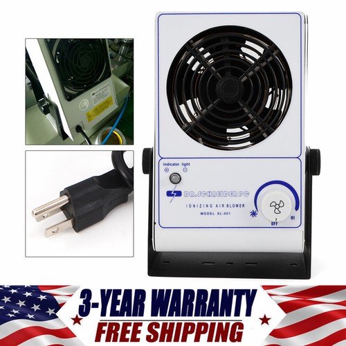Adjustable Static Eliminator Ionizing Air Blower Fan Anti-Static Ionizer Fan ESD