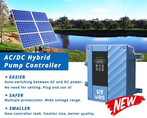 1200W Solar Hybrid Swimming Pool Pump Kits with AC/DC Auto-switching Controller - Picture 2 of 8