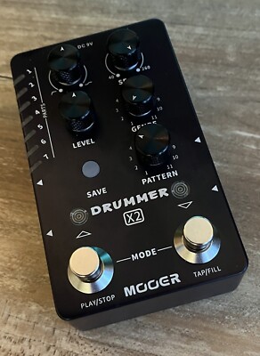 Mooer Drummer X2 Drum Machine Pedal Conpact Music Equipment Japan