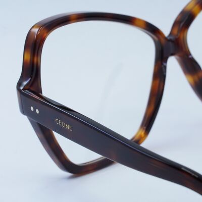 NEW CELINE CL40064I 052 HAVANA EYEGLASSES - LOWEST PRICE! CELINE CL40064I 052 Havana/Clear Eyeglasses New Authentic | eBay main image 3