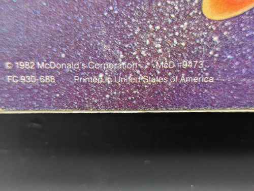 Vintage 1983 RONALD McDONALD Coloring Calendar UNUSED Mattel Hot Wheels Barbie - Picture 6 of 14