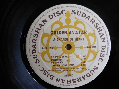 GOLDEN AVATAR - A CHANGE OF HEART 1977 VINYL LP. BBT 108. - Picture 4 of 4
