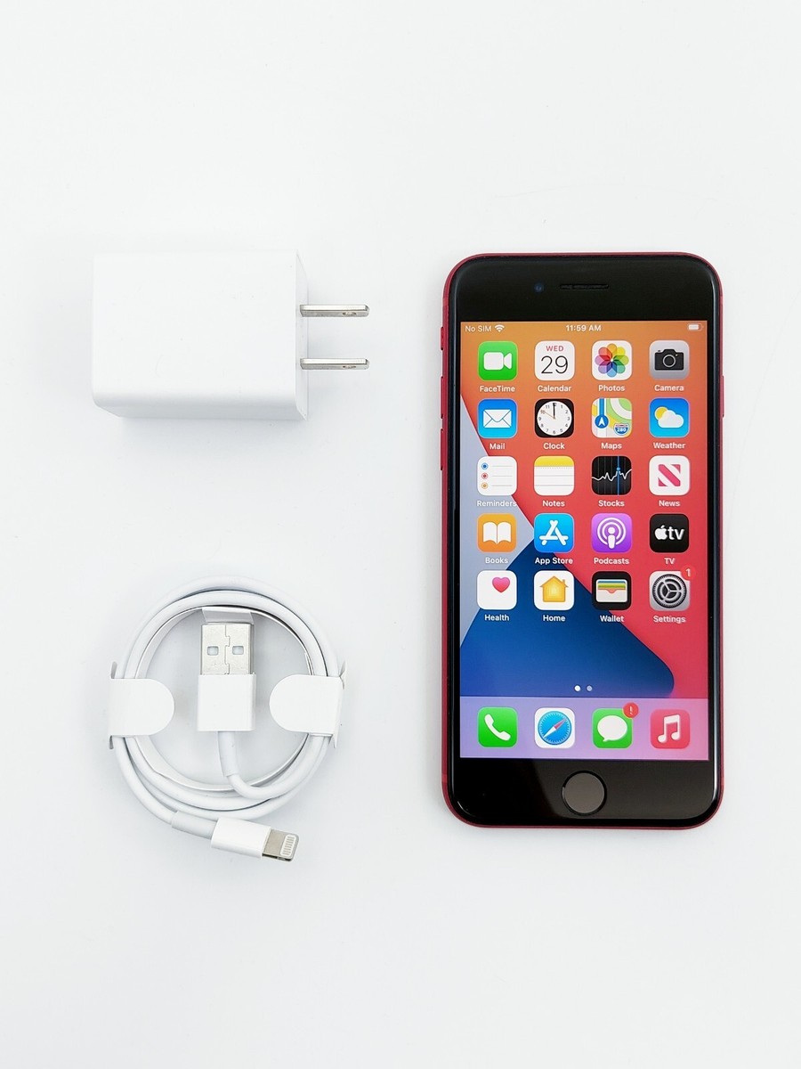 Apple iPhone SE (2nd Gen) A2275 (Fully Unlocked) 256GB Red (Excellent) Apple iPhone SE (2nd Gen) A2275 (Fully Unlocked) 256GB Red (Excellent)