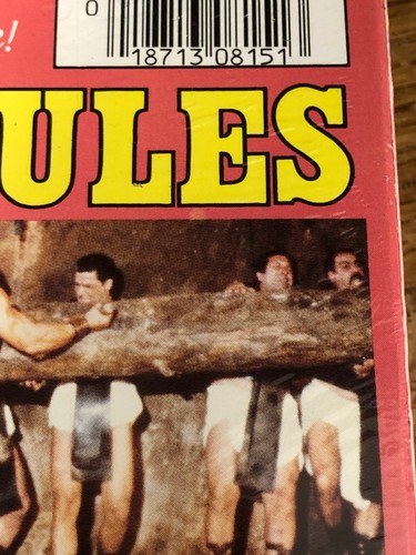 Hercules VHS VCR Video Tape Used Steve Reeves Original - Picture 3 of 7