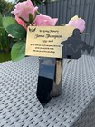 Memorial Plaque,Personalised Fishing Chair Grave Garden Marker Plaque Gift
