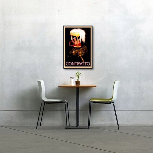 Vintage Food & Drink Poster - Contratto Asti Champagne by Leonetto Cappiello - Picture 3 of 10