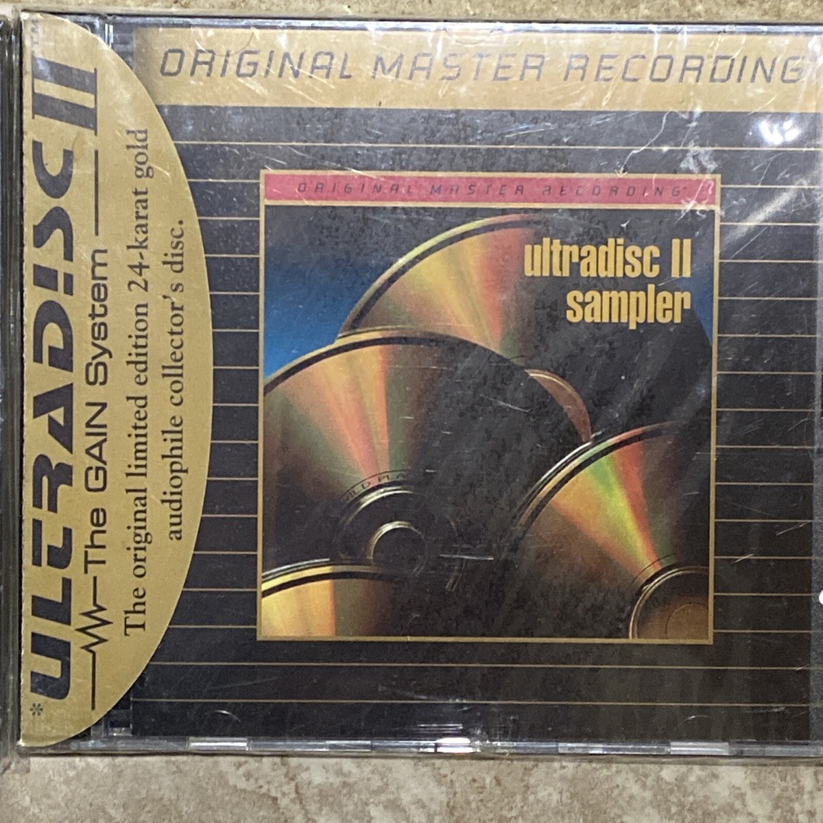 Original master recoding ultra discⅡ ULTRADISC II SAMPLER ~ MFSL 24 KARAT GOLD CD STILL FACTORY
