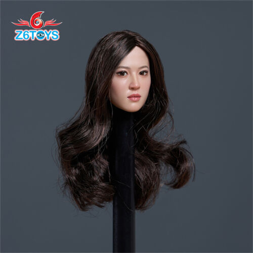 Figura de acción Z6TOYS 1/6 hembra ojos rodantes cristal cabeza Liu tallada ajuste 12 pulgadas - Imagen 13 de 19