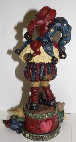 Boyds Collection  JESTER Q FUNNYBONES  LAUGH OFTEN Carver's Choice Figurine - Picture 3 of 13