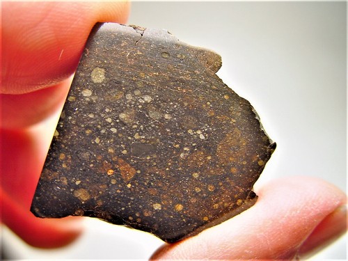 GREAT DEAL! FANTASTIC CHONDRULES! FABULOUS NWA 13758 R3 METEORITE! 29.7 GMS - Picture 2 of 9