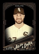 2018 TOPPS ALLEN GINTER X BASEBALL BASE CARD #226 Lucas Giolito White Sox