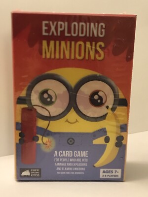 EXPLODING MINIONS CARD GAME DESPICABLE ME NEW & SEALED Gamy By Exploding Kittens