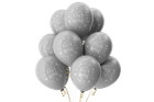 Eid Mubarak Balloons (10 Pack) Eid Party Decorations - Helium Quality Silver MM