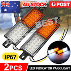 <!--F#f_0-->2X 30 LED Bullbar Indicator Lights Front DRL Amber Park For ARB TJM Marker Lamp<!--F/-->