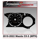 Speedometer Faceplate Fits a 2019-2022 Mazda CX-5 (MPH)