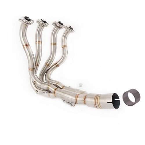 Tubo de eslabón de cabezal del sistema de escape sin cordones para Kawasaki Ninja ZX6R ZX636 2009-2024 - Imagen 7 de 10